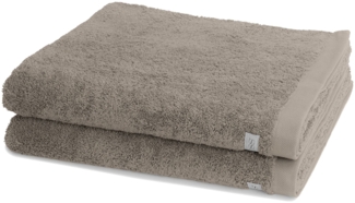 Ross Sinfonie 2 tlg. Frottier-Set - 2 X Duschtuch (70 X 140cm) - 500 g/m2 - Taupe