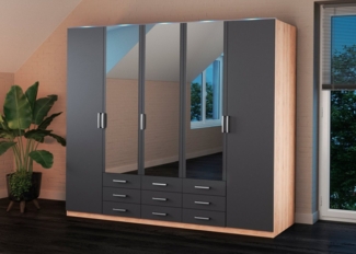 priess Kleiderschrank Amsterdam mit oder ohne LED-Beleuchtung