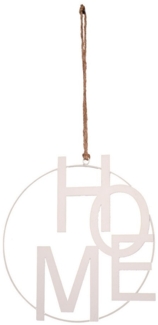 UNUS HOME Wanddekoobjekt Aufhänger HOME (25cm), Hängedeko Wanddeko Fensterdeko Hausdeko Flurdeko