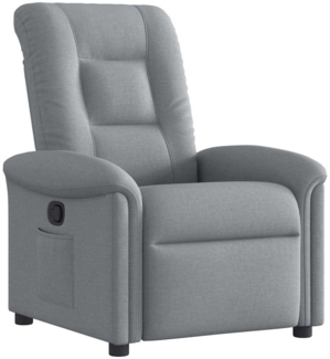 vidaXL Relaxsessel Hellgrau Stoff 4015616