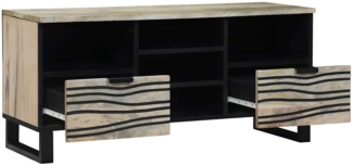 vidaXL TV-Einheiten mit Schubladen Weiß 100 x 33 x 46 cm Holzwerkstoff 4017990