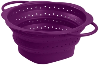 Kochblume Küchensieb Faltsieb M Lila