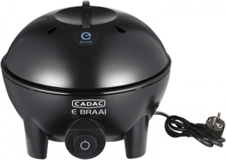 Cadac E-Braai 40 Elektrogrill Campinggrill 2,3 kW ø 40 cm Black