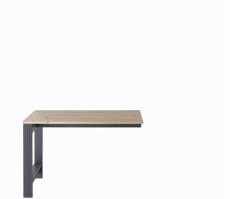 Schreibtisch >Jasmin< in Graphit - 120x76x50cm (BxHxT)