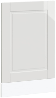 vidaXL Geschirrspülerblende Porto Hochglanz-Weiß 45x1,5x67 cm 854129