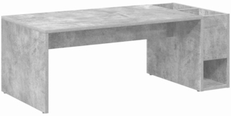 vidaXL Couchtisch Beton Grau 101,5 x 50 x 37 cm Holzwerkstoff 891195