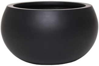VIVANNO Blumentopf Fiberglas MORINO Anthrazit 30x19 cm