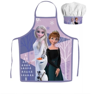 Disney Kochschürze Frozen Kochschürze Lila Mädchen Kindergarten Anna Elsa Schule Backset