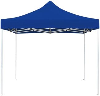 vidaXL Profi-Partyzelt Faltbar Aluminium 2x2 m Blau 48926