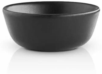 Eva Solo Nordic kitchen Schale, Kleine Schüssel, Dipschale, Snackschale, Steinzeug, Black / Schwarz, 100 ml, Ø 9 cm, 512702