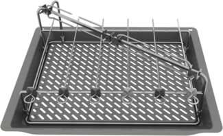 SIEMENS Grillschale HZ635000, Aluminium, (Set)