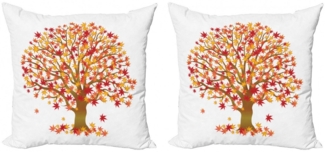 Abakuhaus Kissenbezüge Modern Accent Doppelseitiger Digitaldruck, (2 Stück), Herbst Herbstsaison MaplevLeaves