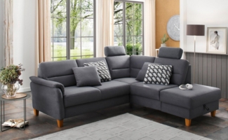 Home affaire Ecksofa Palmera L-Form, Federkern, wahlweise mit Bettfunktion und mit/ohne Stauraum