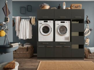 Laundreezy Mehrzweckschrank-Set LAUNDREEZY LDSK11, Breite 185 cm