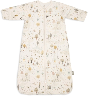Jollein Schlafsack Baby - 110 cm - Tiny Park - Baumwolle - 2.5 bis 3.5 TOG - Abnehmbare Ärmel - Oeko-TEX Zertifiziert - Baby Schlafsack - Winterschlafsack - Auch für Frühling & Herbst