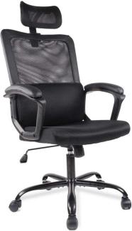 DUMOS Bürostuhl Ergonomisch Office Chair mit Lendenwirbelstütze Hoher Rückenlehne