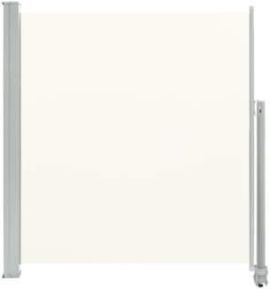 vidaXL Ausziehbare Seitenmarkise 140x300 cm Creme 45191