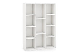 COSTWAY Bücherregal, mit 11 Fächern, bis 140 kg belastbar, 74x24x106cm