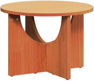 vidaXL Couchtisch Wachsbraun 50 x 50 x 35 cm Massivholz Kiefer 873531