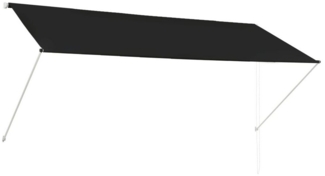DOTMALL Markise Einziehbare Markise 300×150 cm Anthrazit