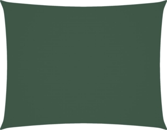 vidaXL Sonnensegel Oxford-Gewebe Rechteckig 6x8 m Dunkelgrün 135498
