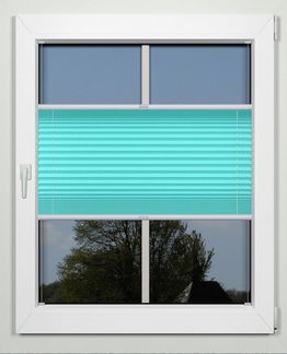 indeko Plissee simple, Lichtschutz, mit Bohren, verspannt, verschraubt, nach Maß