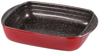 STONELINE Auflaufform, Glas, KLIMANEUTRAL, mit echten Steinpartikeln, Designed in Germany