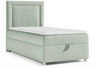 Best for Home Boxspringbett mit Bettkasten Trinity K-3 SINGLE Bonellfederkern inkl. 7 cm Topper (70x200 80x200 90x200 100x200 cm), verschiedene Liefermöglichkeiten, TOP Preis-Leistungs-Verhältnis