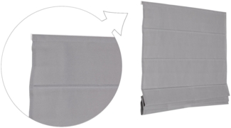 Basic Raffrollo Faltrollo 160x240 cm Grau Raffgardine