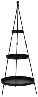 Koopman Etagere TRISTANA, H 73 cm, Schwarz, Metall, (1-tlg)