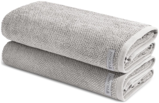 Ross Selection 2 tlg. Frottier-Set - 2 X Duschtuch (70 X 140cm) - 540 g/m2 - Kiesel
