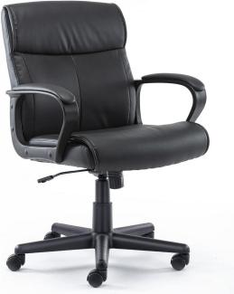 SURFOU Chefsessel Schreibtischstuhl Bürostuhl Stuhl Office Chair Drehstuhl Computerstuhl, Verstellbarer Lordosenstütze Armlehne, Höhenverstellung