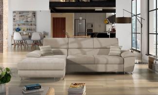 Ecksofa Cotere Mini, Seite: Links, Farbe: Uttario Velvet 2979 + Uttario Velvet 2979 + Senegal 825