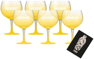 Absolut Cocktailglas Absolut Sensations 6er Set Ballonglas Cocktailglas 6x Longdrink Gläs