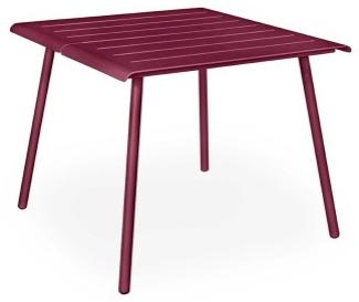 Vapio Outdoortisch Aluminium 90x90x74 cm Beere