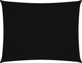 vidaXL Sonnensegel Oxford-Gewebe Rechteckig 3x4 m Schwarz 135760