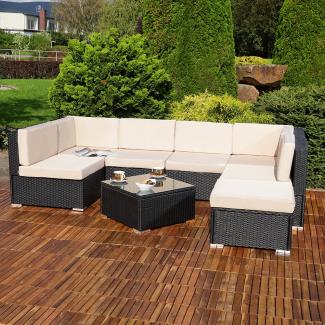 Lounge Sitzgarnitur Sitzgruppe Rattan Gartenmöbel Gartenset Sitzgruppe Terrasse