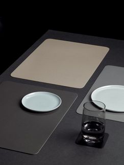 ASA PVC Placemats Tischset 46x33 cm black coffee