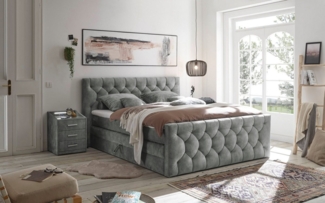 ED EXCITING DESIGN Boxspringbett "Cashfield", OTTOs Choice! Topseller inkl. zwei Bettkästen & Topper, erhältlich in den Größen 160x200cm und 180x200cm