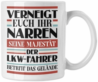 Trendation Tasse Trendation - LKW Fahrer Geschenk Tasse Geschenke Zubehör Lustig Mann L