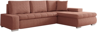 Ecksofa Orkan Mini Cord (Farbe: Poso 29)