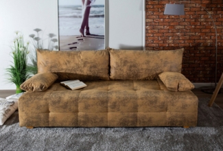 COLLECTION AB Schlafsofa Bella, Schlafsofa,Bettkasten,Bonellfederkern,Rückenkissen,Armlehnenkissen