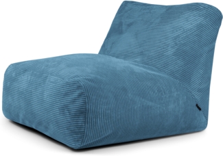 Sitzsack ‘Tube 100‘, Bezugstoff - Waves, 100% Polyester, Petrol, 80x120x100 cm.