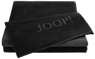 JOOP! Wohndecke Uni-Doubleface 587114 Schwarz-Anthrazit 150x200 cm Sale