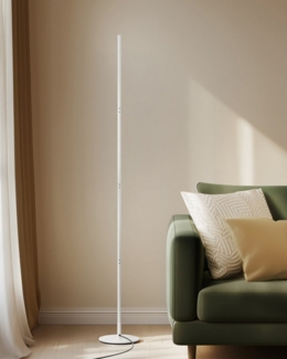 EDISHINE LED Stehlampe Wohnzimmer, LED fest integriert, Dimmbar, Höhenverstellbar