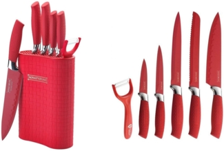 Messer Kochmesser Messerständer Messerset 7-tlg. Royalty Line rot RL-6MSTR