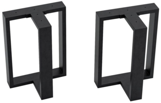 Tischgestell Ashby 2er Set Stahl 42x30x20 cm [en. casa]