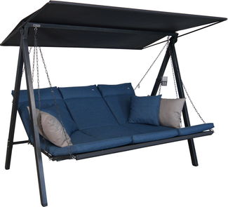 Angerer Freizeitmöbel 'Lounge Smart' Hollywoodschaukel, denim