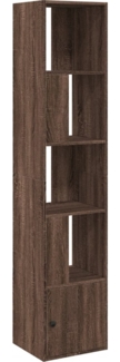 vidaXL Bücherregal Braun Eichen-Optik 40x36x189 cm Holzwerkstoff 848247