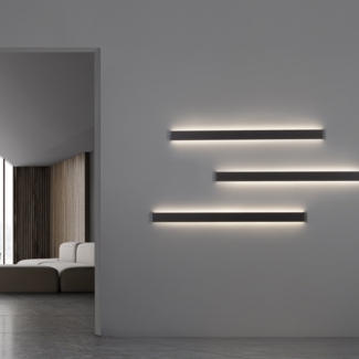 Nova Luce 9081400 SELINE LED Wandleuchte 3000K Schwarz